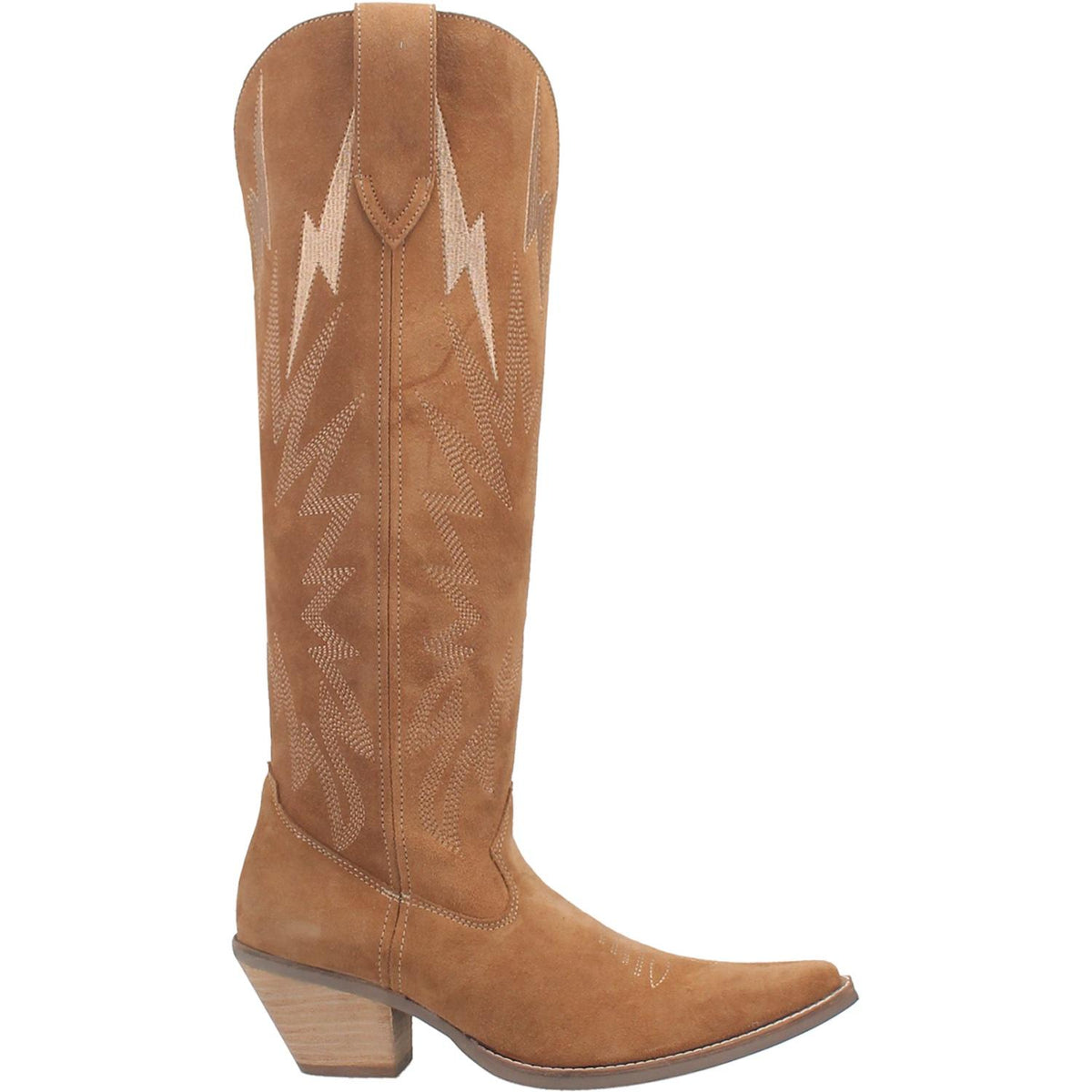 Dingo Women's Thunder Road Suede Boot in Camel