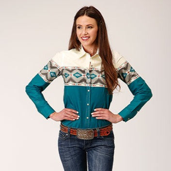 Roper Women's Vintage Western Snap Shirt – Branded Country Wear