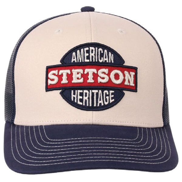 Stetson American Legend Patch (Cream/ Brown) - Trucker Cap main image 0