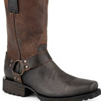 Roper Men's Outlaw J Wales Biker Harness Boot