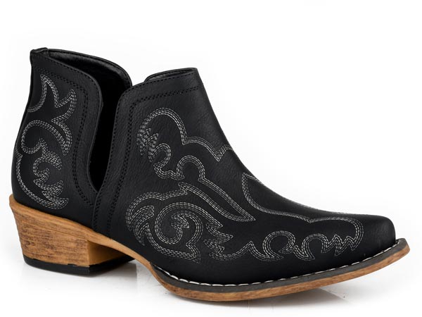 Roper Women's Ava Fashion Bootie in Black