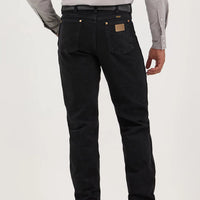 Wrangler Men's Cowboy Cut Slim Fit Jean in Shadow Black