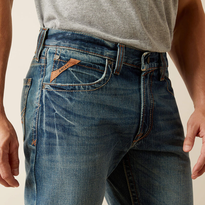 Ariat Men's M4 Relaxed Boot Cut Jeans in Scoundrel
