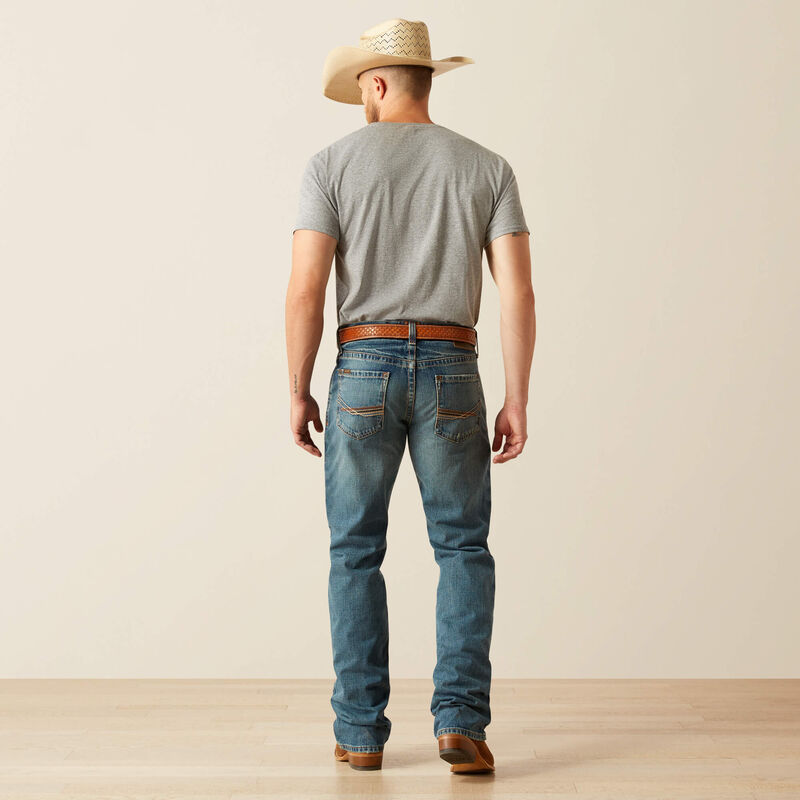 Ariat Men's M4 Relaxed Boot Cut Jeans in Scoundrel