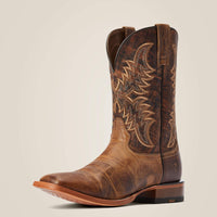 Ariat Men's Point Ryder Western Boot in Dry Creek Tan/Burnt Brown