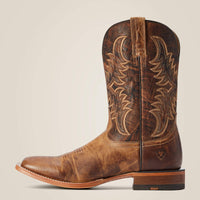 Ariat Men's Point Ryder Western Boot in Dry Creek Tan/Burnt Brown
