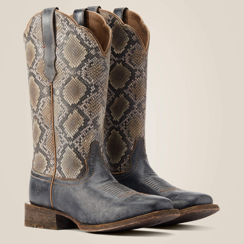 Cowboy boots with hot sale snake heads