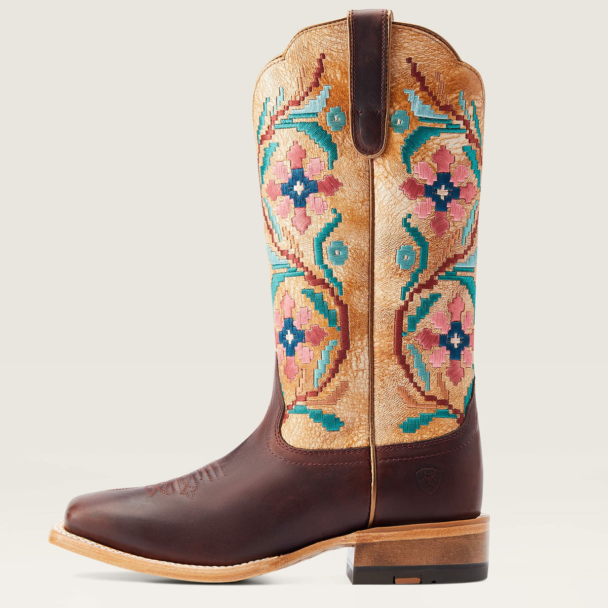 Ariat Women's Frontier Daniella Western Boot in Brazen Tan