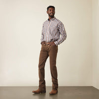 Ariat Men's M7 Slim Grizzly Straight Leg Jean in Peat