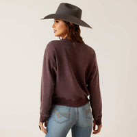 Ariat Women's Larson Sweatshirt in Clove Brown