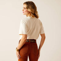 Ariat Women's Let's Rodeo T-Shirt in Off White