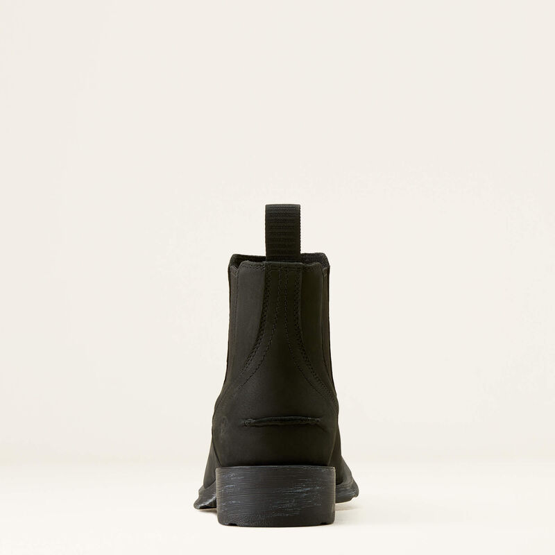 Ariat Men's Midtown Rambler Square Toe Western Boot in Matte Black