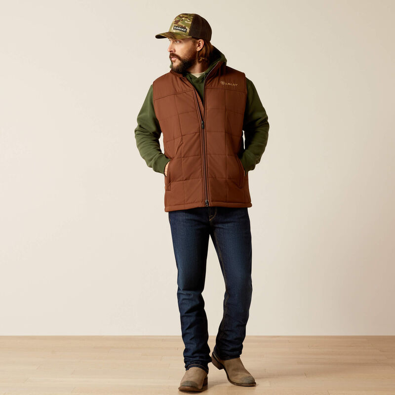 Ariat Men's Crius Insulated Vest in Potting Soil