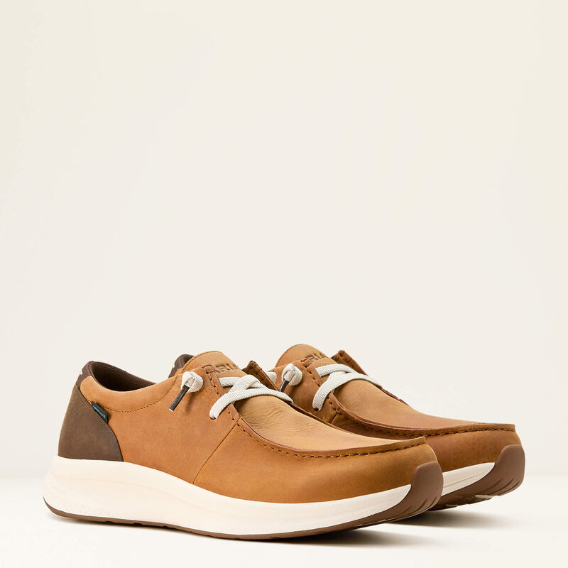 Ariat Men's Buckeye H20 Waterproof Shoe in Sunset Wheat/ Dark Coffee