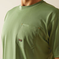 Ariat Men's Rebar Heat Fighter Staple T-Shirt in Loden Frost
