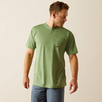 Ariat Men's Rebar Heat Fighter Staple T-Shirt in Loden Frost