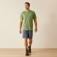 Ariat Men's Rebar Heat Fighter Staple T-Shirt in Loden Frost