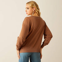 Ariat Women's Willow Sweatshirt in Toffee