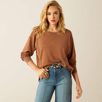 Ariat Women's Willow Sweatshirt in Toffee