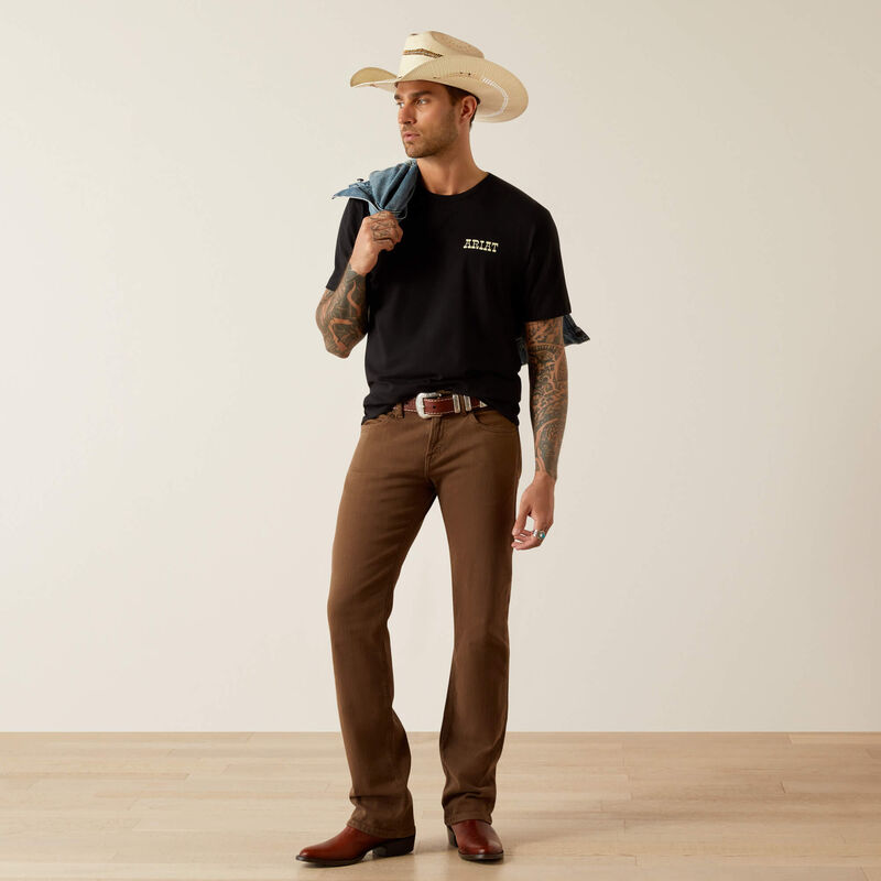 Ariat Men's Bull Riding Graphic T-Shirt in Black