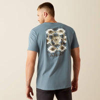 Ariat Men's Eagle Rock Logo Graphic T-Shirt in Light Denim