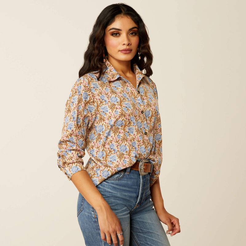 Ariat Women's Homestyle L/S Western Button Down Shirt in Prairie Floral