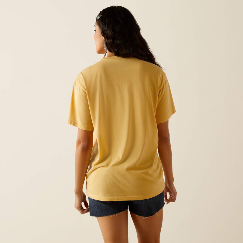 Ariat Women's Darlin' Rose Boyfriend Fit T-Shirt in Rattan