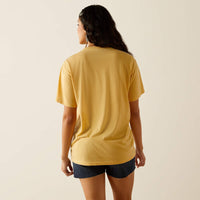 Ariat Women's Darlin' Rose Boyfriend Fit T-Shirt in Rattan