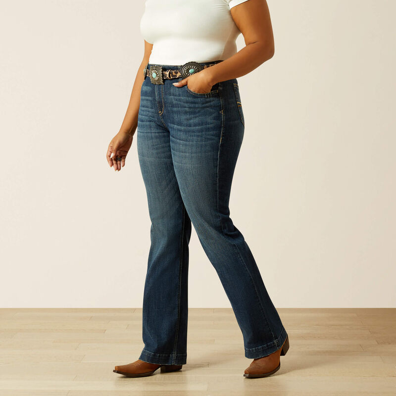Ariat Women’s Perfect Rise Ruth Slim Trouser Jean in Arkansas (Plus Size)