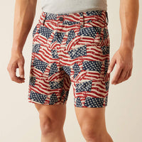 Ariat Men's Tek 7" Short in US Flag