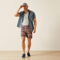 Ariat Men's Tek 7" Short in US Flag