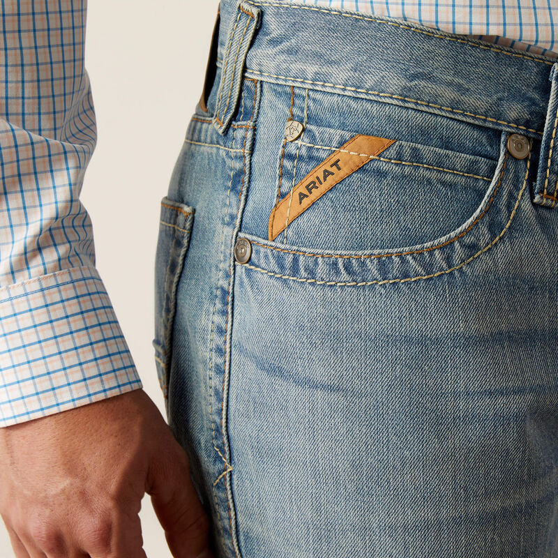 Ariat Men's M4 Relaxed Louis Bootcut Jeans in Corralitos (Big & Tall Sizing Available)