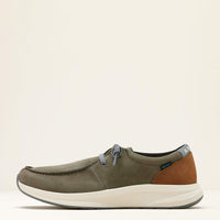 Ariat Men's Buckeye H20 Waterproof Shoe in Dark Grey & Status Brown