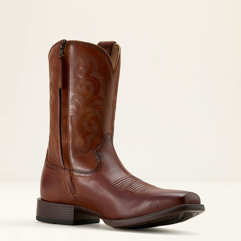 Ariat Men's Bodie Western Boot in Bitter Brown