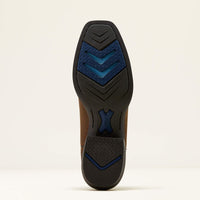 Ariat Men's Hustler Cowboy Boot in Earth/ Brown Bomber