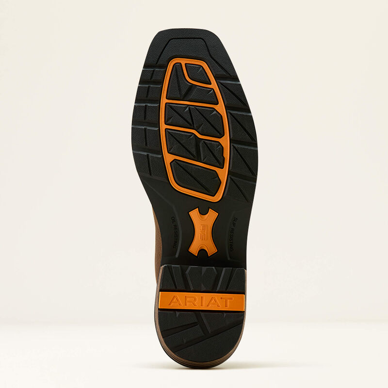 Ariat Men's Ironside Square Toe Steel Toe Work Boot in Rye Brown & Tan