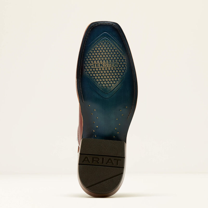 Ariat Women's Futurity Blanche Western Boot in Dark Cognac/Pearly White