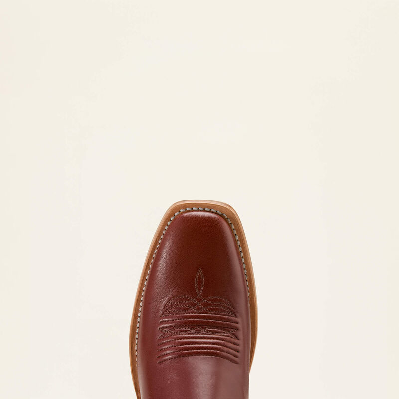 Ariat Women's Futurity Blanche Western Boot in Dark Cognac/Pearly White