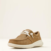 Ariat Women's Hilo Casual Shoe in Tan Woven Emboss