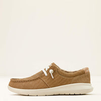 Ariat Women's Hilo Casual Shoe in Tan Woven Emboss