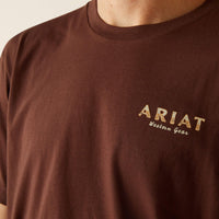 Ariat Men's 'They Ain't Us' T-Shirt in Deep Mahogany
