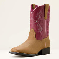 Ariat Kid's Tombstone Western Boot in Cottage & Rosebud