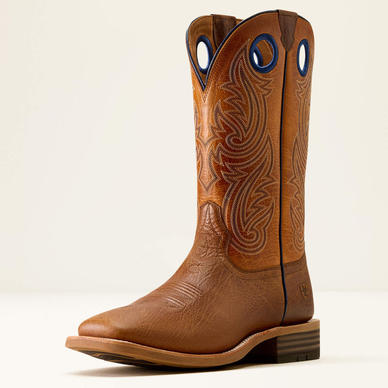 dress cowboy boots for men Ariat Men's Highland Toughstock Brown Cowboy Boots