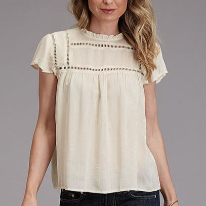 Dressy cream clearance blouse