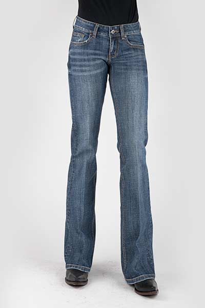 Stetson Women's No. 816 Classic Bootcut Jean in Medium Wash