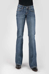 Stetson Women's No. 816 Classic Bootcut Jean in Medium Wash