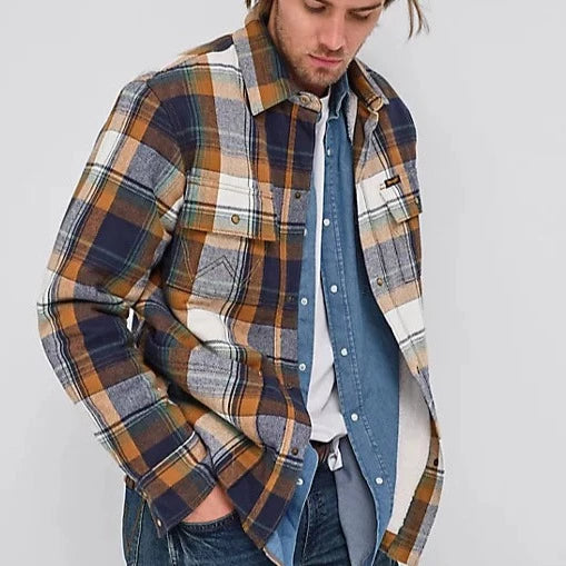 Wrangler shops sherpa flannel