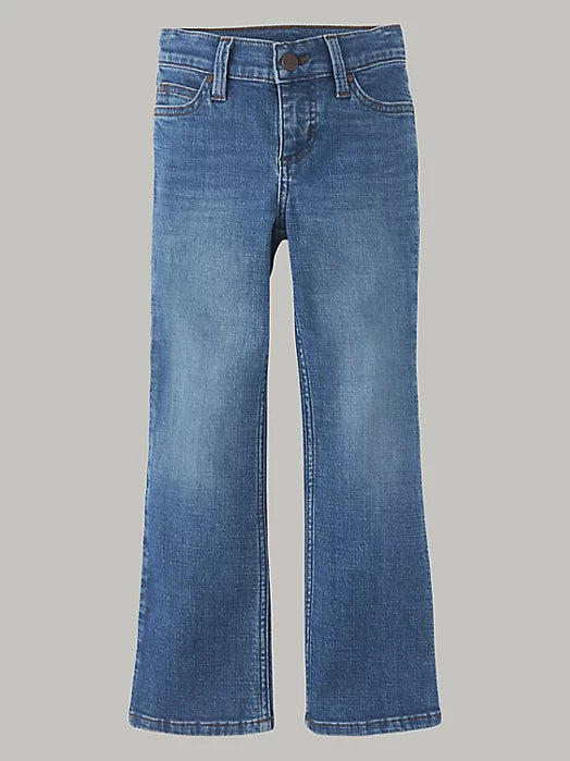 Wrangler Girl's Bootcut Jean in Daisy
