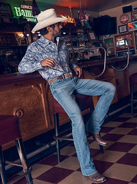 Wrangler 20X Men's No. 42 Vintage Bootcut Jean in Sedgefield