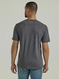 Wrangler Men's George Strait Graphic T-Shirt in Charcoal Heather